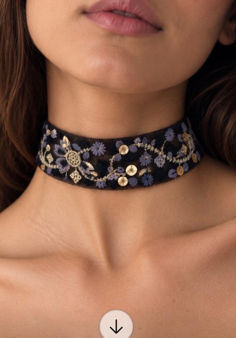 Choker Violeta