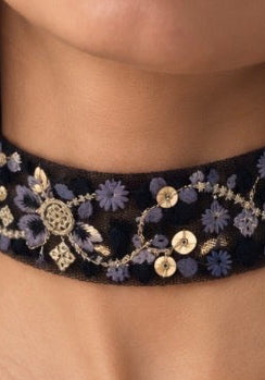 Choker Violeta